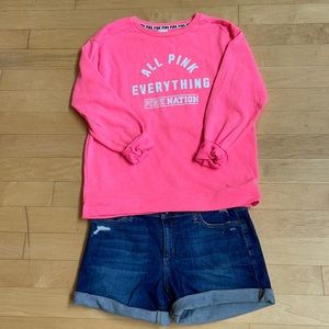 PINK Victoria's Secret Sweatshirt - Size SMALL